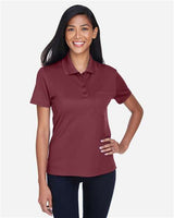 Core 365 78181P Ladies' Origin Performance Piqu Polo with Pocket #color_BURGUNDY
