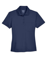 Core 365 78181P Ladies' Origin Performance Piqu Polo with Pocket #color_CLASSIC NAVY