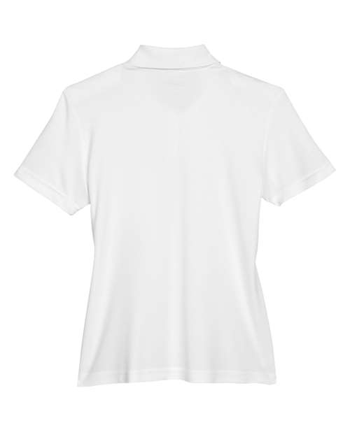 Core 365 78181P Ladies' Origin Performance Piqu Polo with Pocket #color_WHITE