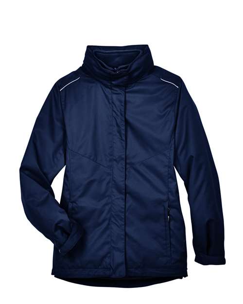 Core 365 78205 Ladies' Region 3-in-1 Jacket with Fleece Liner #color_CLASSIC NAVY