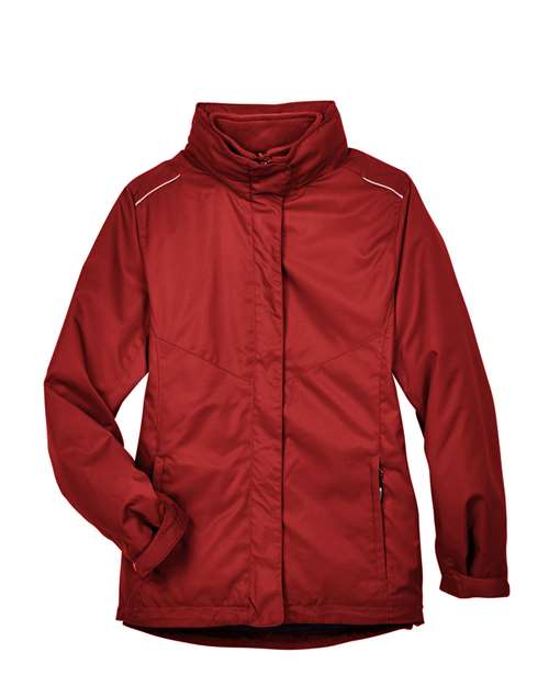 Core 365 78205 Ladies' Region 3-in-1 Jacket with Fleece Liner #color_CLASSIC RED