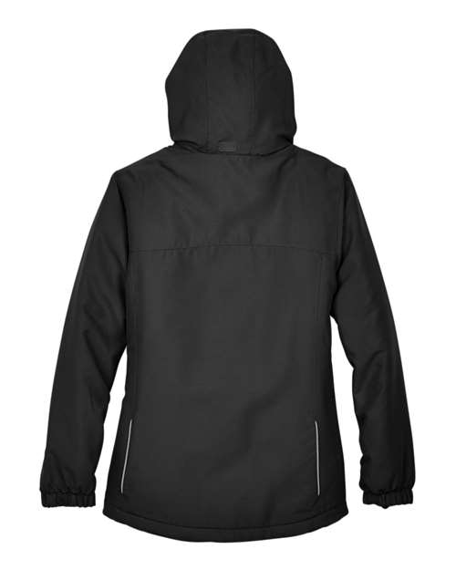 Core 365 78189 Ladies' Brisk Insulated Jacket #color_BLACK