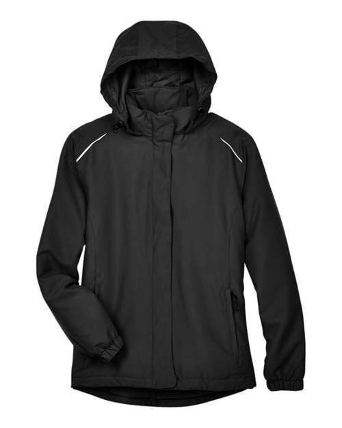 Core 365 78189 Ladies' Brisk Insulated Jacket #color_BLACK