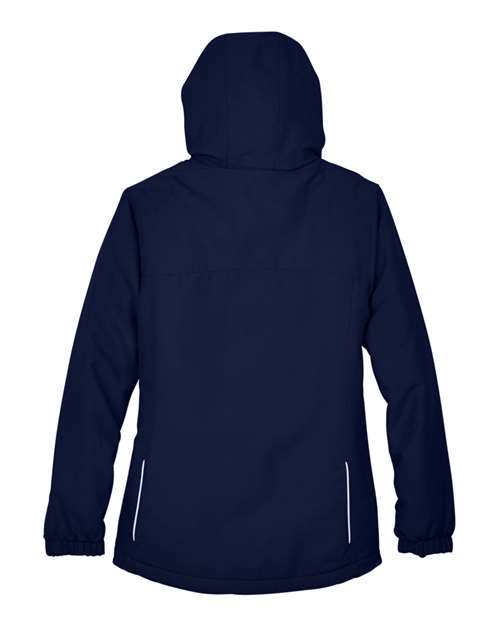 Core 365 78189 Ladies' Brisk Insulated Jacket #color_CLASSIC NAVY