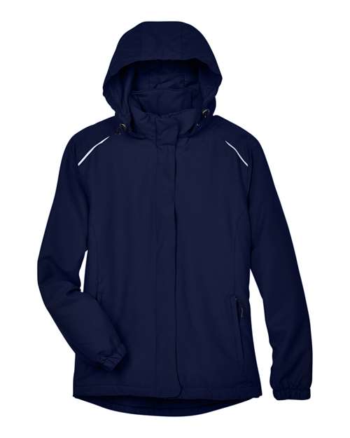 Core 365 78189 Ladies' Brisk Insulated Jacket #color_CLASSIC NAVY
