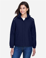 Core 365 78189 Ladies' Brisk Insulated Jacket #color_CLASSIC NAVY