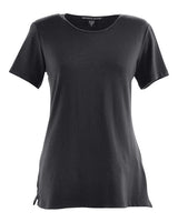 Devon & Jones DP182W Ladies' Perfect Fit Shell T-Shirt #color_BLACK