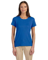 Devon & Jones DP182W Ladies' Perfect Fit Shell T-Shirt #color_FRENCH BLUE