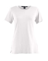 Devon & Jones DP182W Ladies' Perfect Fit Shell T-Shirt #color_WHITE