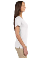 Devon & Jones DP182W Ladies' Perfect Fit Shell T-Shirt #color_WHITE