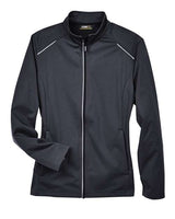 Core 365 CE708W Ladies' Techno Lite Three-Layer Knit Tech-Shell #color_BLACK