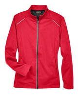 Core 365 CE708W Ladies' Techno Lite Three-Layer Knit Tech-Shell #color_CLASSIC RED