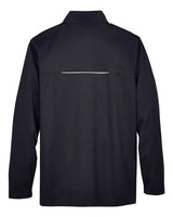 Core 365 CE708 Men's Techno Lite Three-Layer Knit Tech-Shell #color_BLACK