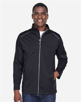 Core 365 CE708 Men's Techno Lite Three-Layer Knit Tech-Shell #color_BLACK