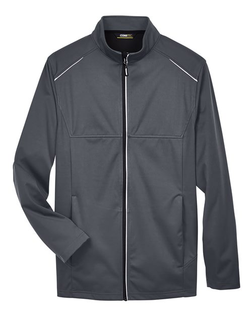 Core 365 CE708 Men's Techno Lite Three-Layer Knit Tech-Shell #color_CARBON