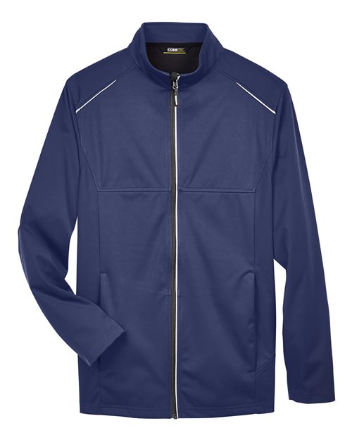 Core 365 CE708 Men's Techno Lite Three-Layer Knit Tech-Shell #color_CLASSIC NAVY