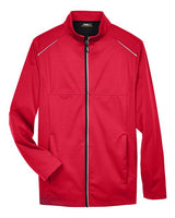 Core 365 CE708 Men's Techno Lite Three-Layer Knit Tech-Shell #color_CLASSIC RED