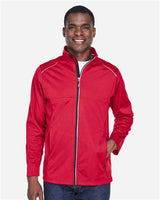 Core 365 CE708 Men's Techno Lite Three-Layer Knit Tech-Shell #color_CLASSIC RED