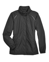 Core 365 78224 Ladies' Profile Fleece-Lined All-Season Jacket #color_BLACK