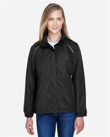Core 365 78224 Ladies' Profile Fleece-Lined All-Season Jacket #color_BLACK