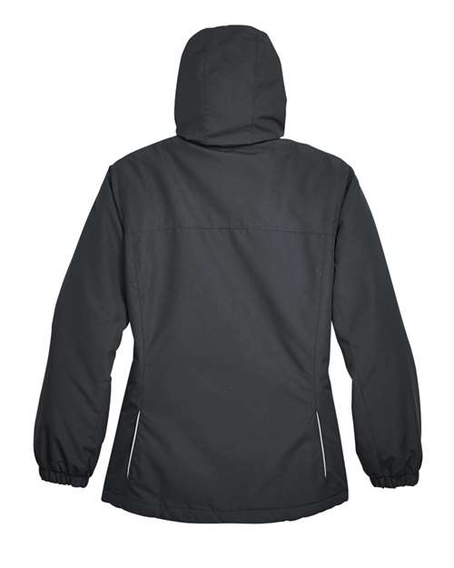 Core 365 78224 Ladies' Profile Fleece-Lined All-Season Jacket #color_CARBON