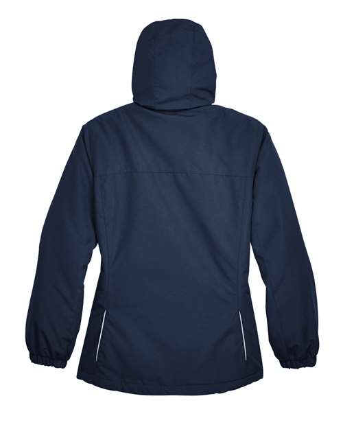 Core 365 78224 Ladies' Profile Fleece-Lined All-Season Jacket #color_CLASSIC NAVY