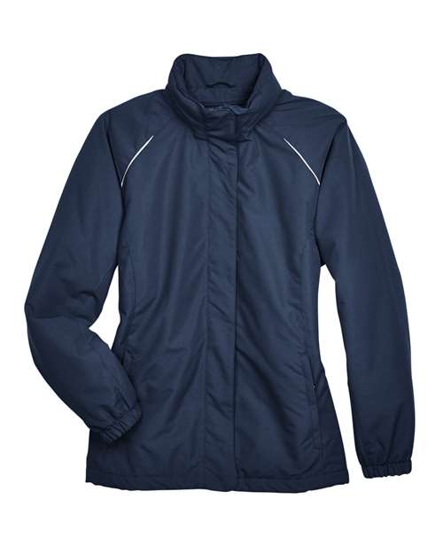 Core 365 78224 Ladies' Profile Fleece-Lined All-Season Jacket #color_CLASSIC NAVY