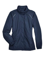 Core 365 78224 Ladies' Profile Fleece-Lined All-Season Jacket #color_CLASSIC NAVY