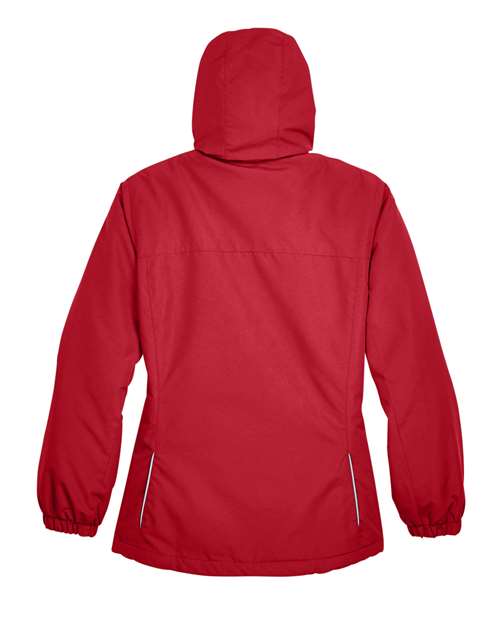 Core 365 78224 Ladies' Profile Fleece-Lined All-Season Jacket #color_CLASSIC RED
