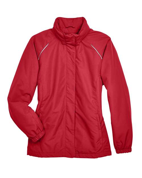Core 365 78224 Ladies' Profile Fleece-Lined All-Season Jacket #color_CLASSIC RED