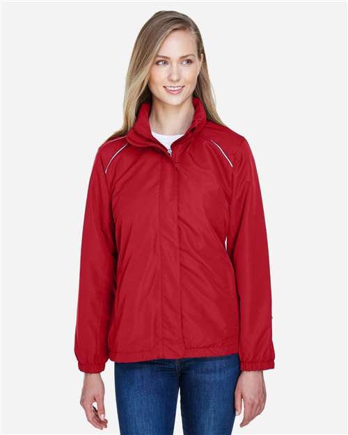 Core 365 78224 Ladies' Profile Fleece-Lined All-Season Jacket #color_CLASSIC RED