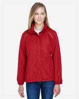 Core 365 78224 Ladies' Profile Fleece-Lined All-Season Jacket #color_CLASSIC RED