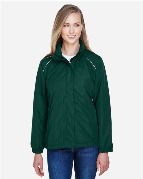 Core 365 78224 Ladies' Profile Fleece-Lined All-Season Jacket #color_FOREST