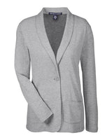 Devon & Jones DP462W Ladies' Perfect Fit Shawl Collar Cardigan #color_GREY HEATHER