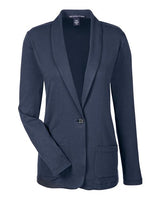 Devon & Jones DP462W Ladies' Perfect Fit Shawl Collar Cardigan #color_NAVY