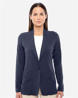 Devon & Jones DP462W Ladies' Perfect Fit Shawl Collar Cardigan #color_NAVY
