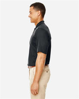 Core 365 88181R Men's Radiant Performance Piqu Polo withReflective Piping #color_BLACK