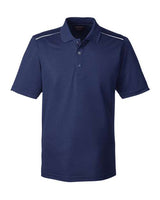 Core 365 88181R Men's Radiant Performance Piqu Polo withReflective Piping #color_CLASSIC NAVY