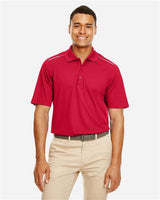 Core 365 88181R Men's Radiant Performance Piqu Polo withReflective Piping #color_CLASSIC RED