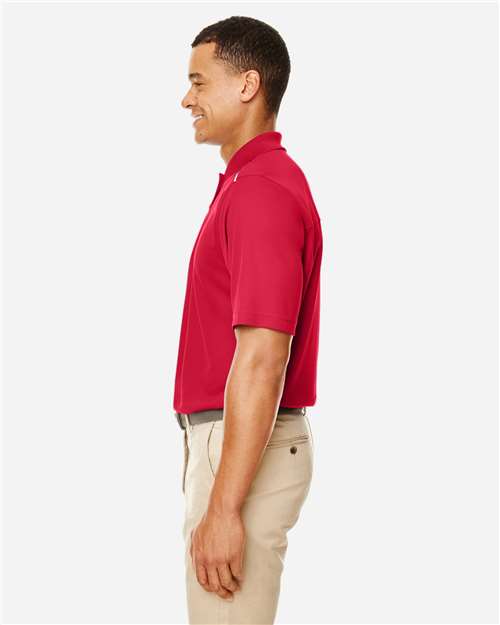Core 365 88181R Men's Radiant Performance Piqu Polo withReflective Piping #color_CLASSIC RED