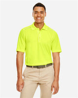 Core 365 88181R Men's Radiant Performance Piqu Polo withReflective Piping #color_SAFETY YELLOW