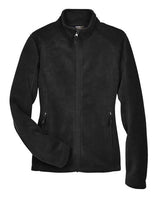 Core 365 78190 Ladies' Journey Fleece Jacket #color_BLACK