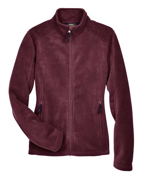 Core 365 78190 Ladies' Journey Fleece Jacket #color_BURGUNDY