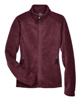 Core 365 78190 Ladies' Journey Fleece Jacket #color_BURGUNDY