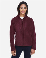 Core 365 78190 Ladies' Journey Fleece Jacket #color_BURGUNDY