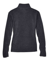 Core 365 78190 Ladies' Journey Fleece Jacket #color_HEATHER CHARCOAL