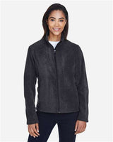 Core 365 78190 Ladies' Journey Fleece Jacket #color_HEATHER CHARCOAL