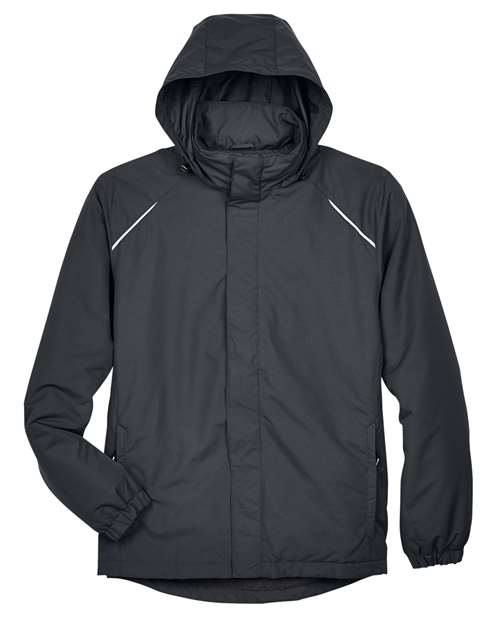 Core 365 88224 Men's Profile Fleece-Lined All-Season Jacket #color_CARBON