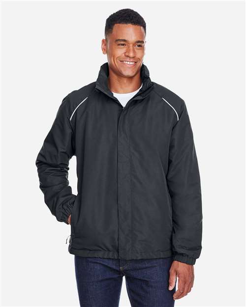 Core 365 88224 Men's Profile Fleece-Lined All-Season Jacket #color_CARBON