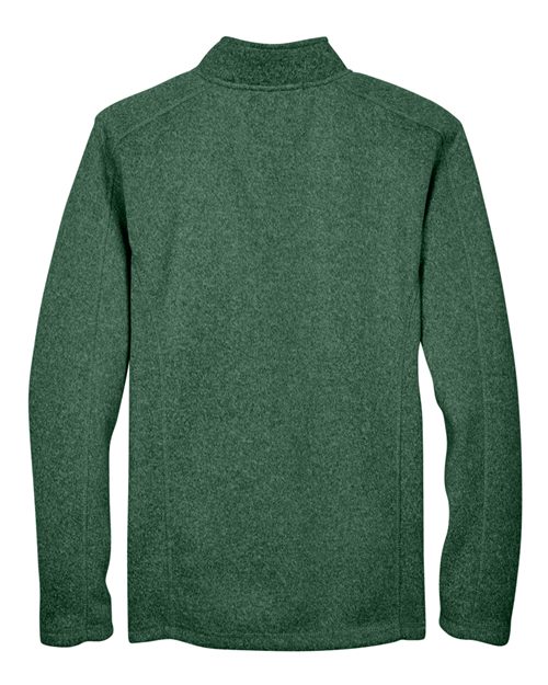 Devon & Jones DG793 Men's Bristol Full-Zip Sweater Fleece Jacket #color_FOREST HEATHER